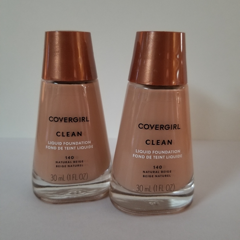 COPY - (2) Covergirl Liquid Foundation Natural Biege #140